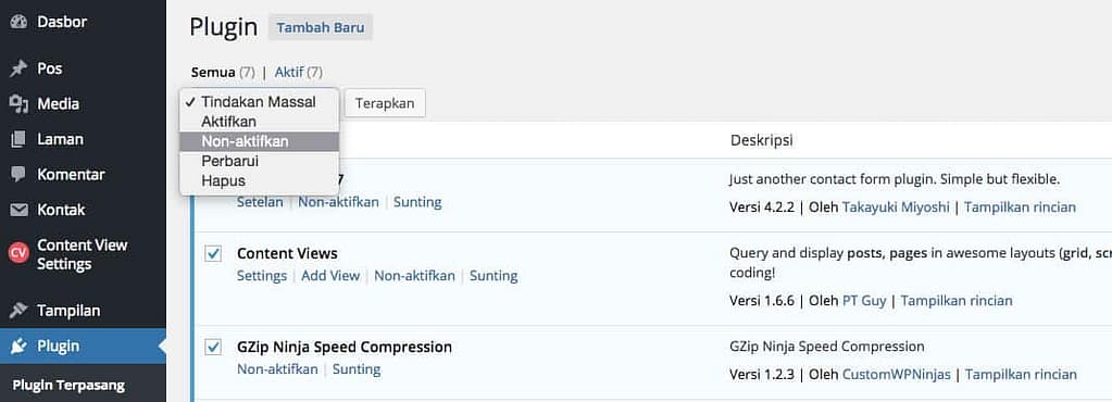 Cara Downgrade WordPress Secara Manual
