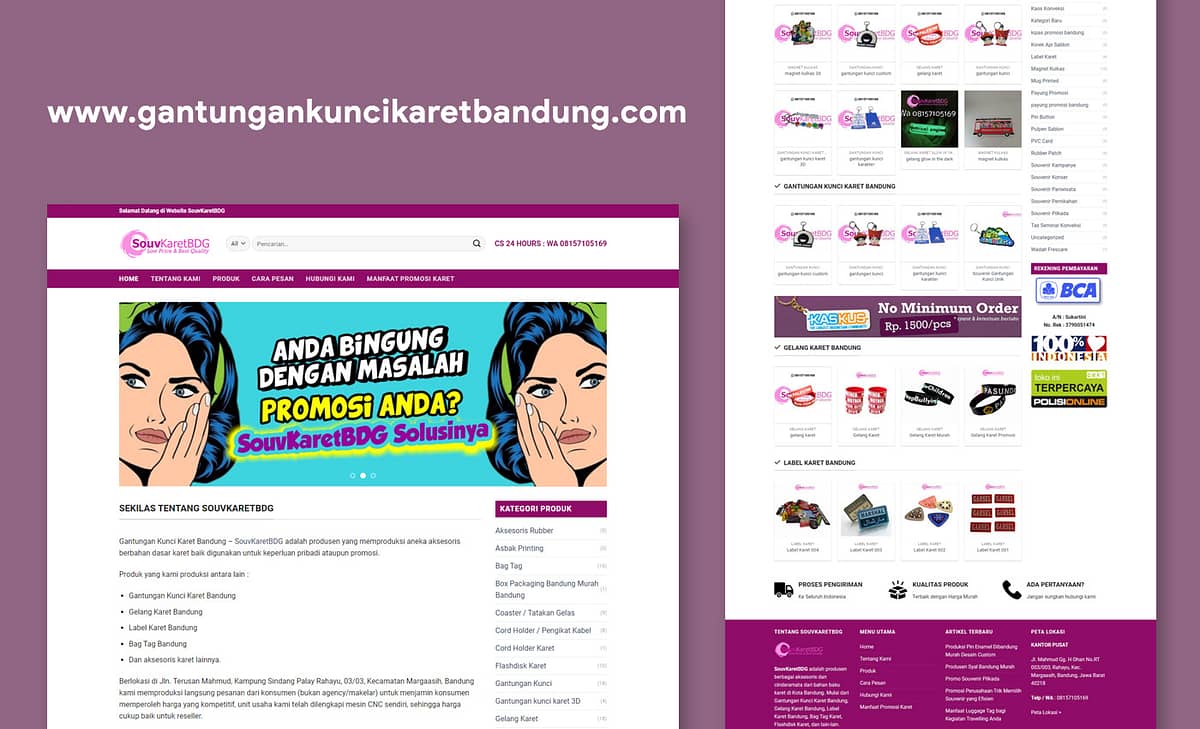 Gantungan-Kunci-Karet